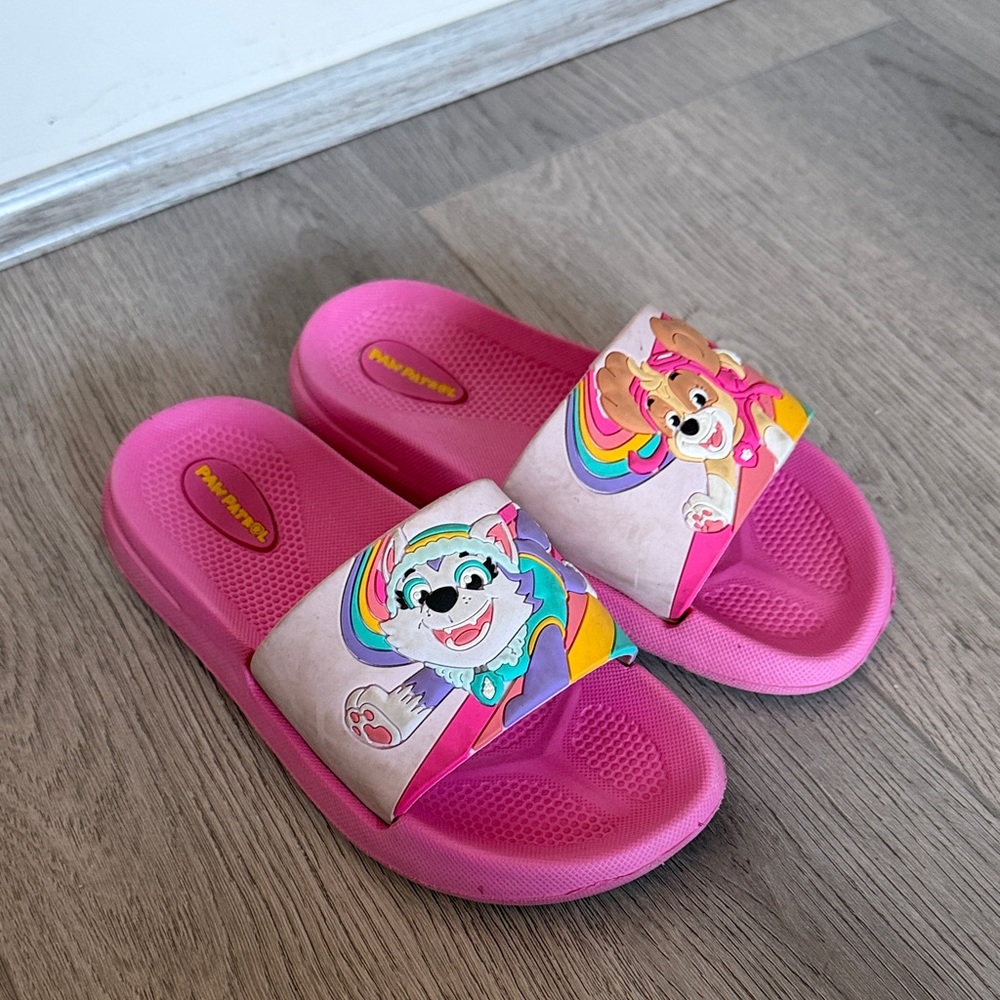 Pink Kids Slide Sandals